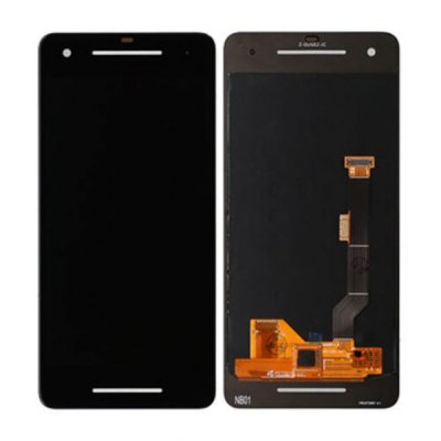 Google Pixel 2 Original Skärm AMOLED Display Glas - Svart