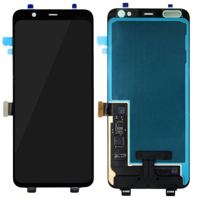 Google Pixel 4 XL Skärm Original P-OLED Display - Svart
