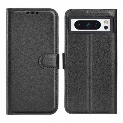 Google Pixel 8 Pro Plånboksfodral med Stativ - Svart