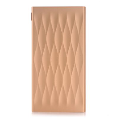 Powerbank 10000 mAh 2 USB-portar Snabbladdare - Gold, bild 2