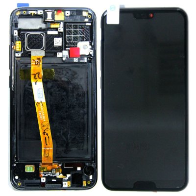 Huawei Honor 10 Original LCD Display & Skärm - Svart