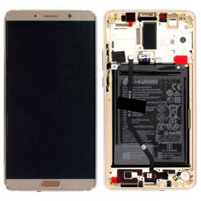 Huawei Mate 10 Original Skärm IPS LCD Display Glas - Brun