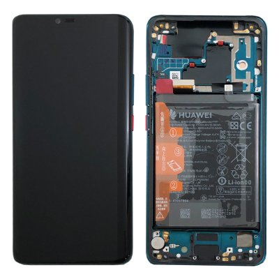 Huawei Mate 20 Pro Original OLED Skärm Display - Mörkblå