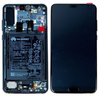Huawei P20 Pro Original Skärm OLED Display Glas - Blå Midnatt