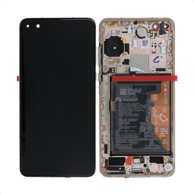 Huawei P40 Original Skärm OLED Display - Guld