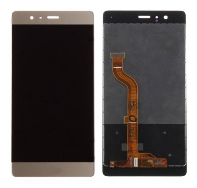 Huawei P9 Skärm med LCD Display Glas - Guld