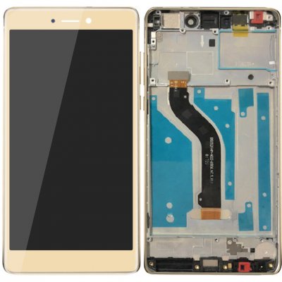 Huawei Honor 8 Lite Komplett Skärm med LCD Display Glas och ram - Guld