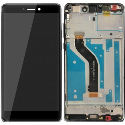 Huawei Honor 8 Lite Komplett Skärm med LCD Display Glas och Ram - Svart