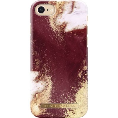 iDeal Of Sweden iPhone 8/7/SE2/SE3/6S/6 Skal - Golden Burgundy Marble