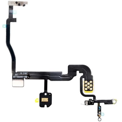 iPhone 11 Pro Max Strömknapp Flex med Metallhållare