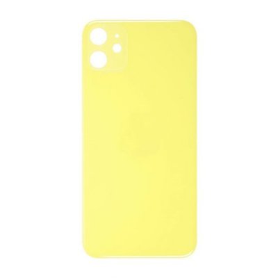 iPhone 11 Baksida Glas med Självhäftande tejp - Gul