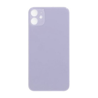 iPhone 11 Baksida Glas med Självhäftande tejp - Lila