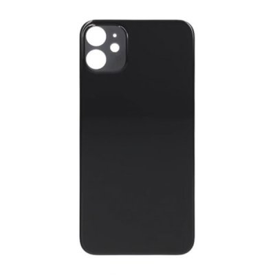 iPhone 11 Baksida Glas med Självhäftande tejp - Svart