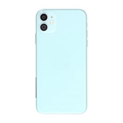 iPhone 11 Baksida med Komplett Ram Premium - Grön
