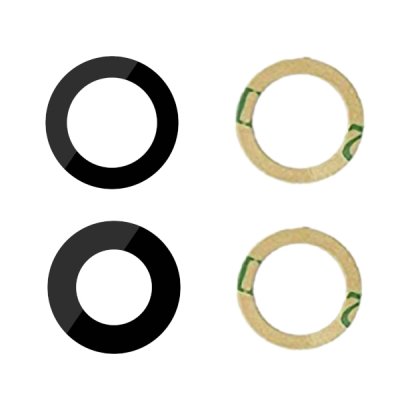 iPhone 11 Kameralins / Linsglas med tejp - Svart
