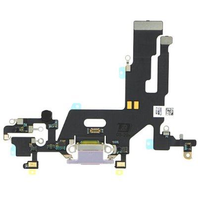 iPhone 11 Lightning Laddkontakt med Flex Reservdel - Lila