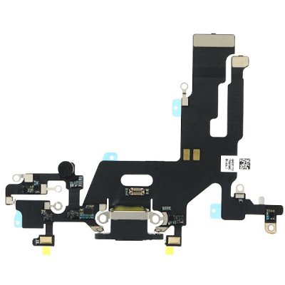iPhone 11 Lightning Laddkontakt med Flex Reservdel - Svart