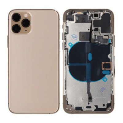 iPhone 11 Pro Baksida med Komplett Ram Premium OEM - Guld