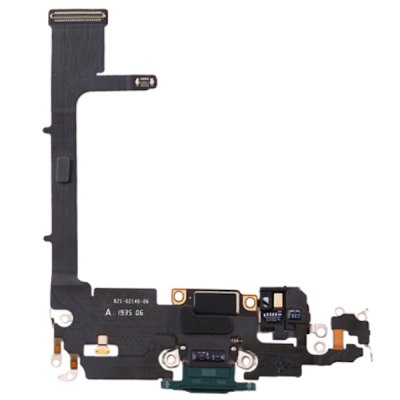 iPhone 11 Pro Lightning Laddkontakt med Flex Reservdel - Mörk Grön