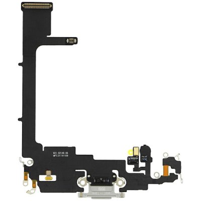 iPhone 11 Pro Lightning Laddkontakt med Flex Reservdel - Silver