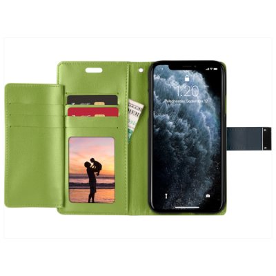 iPhone 11 Pro Plånboksfodral Rich Diary - Marinblå