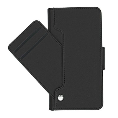 RV iPhone 11 Pro Läderfodral TPU Ställ - Minificka - Svart