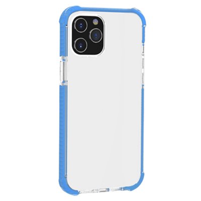 iPhone 12 / 12 Pro Skal för Stötskydd - Transparent Blå