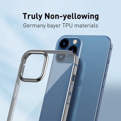 Baseus iPhone 12 / 12 Pro - Skinande Guld, bild 2