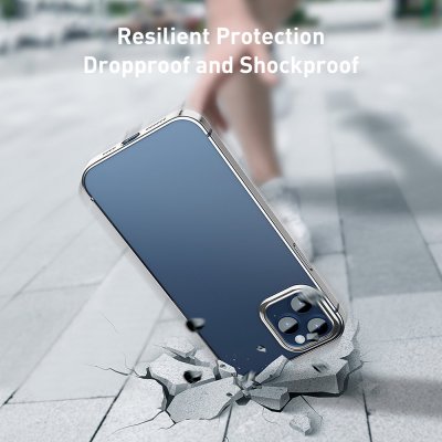 Baseus iPhone 12 / 12 Pro - Skinande Guld, bild 6