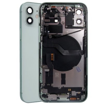 iPhone 12 Baksida Original med Delar - Grön