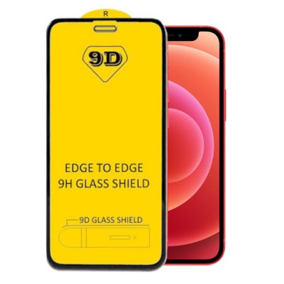 iPhone 12 mini Skärmskydd 9D Heltäckande - Svart