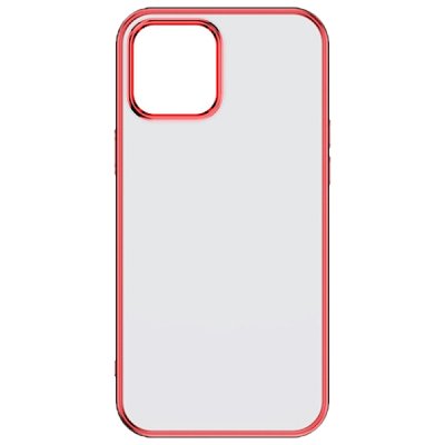 Skal iPhone 12 / 12 Pro Totu Galvaniserat TPU - Metall Röd