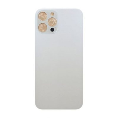 iPhone 12 Pro Baksida Glas med Självhäftande tejp OEM - Vit