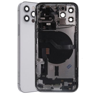 iPhone 12 Pro Baksida Original med delar - Vit