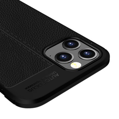 iPhone 12/12 Pro Leaf Protective TPU Skal - Svart, bild 6