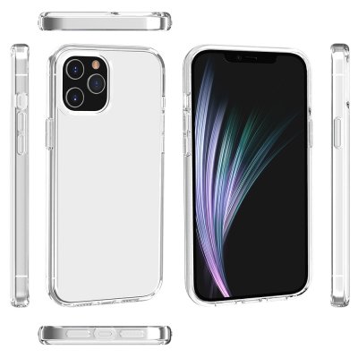 iPhone 12 / 12 Pro Terminator TPU PC Skal - Transparent, bild 2