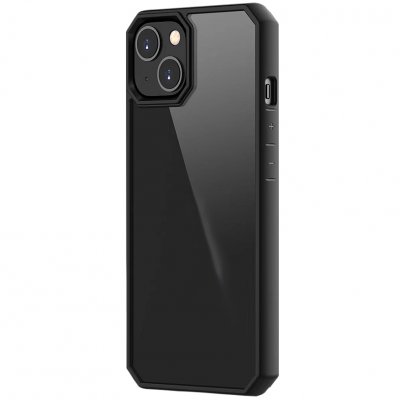 iPhone 13 Skal Transparent Polykarbonat - Svart