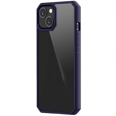 iPhone 13 mini Skal Transparent Polykarbonat - Blå Mörk