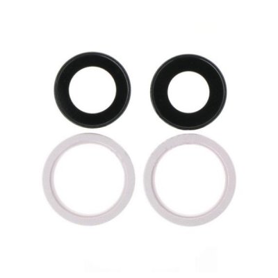 iPhone 13 /13 Mini Kameralins med Ram – Rosa