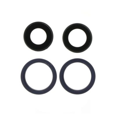 iPhone 13 Mini/13 Kameralins med Ram – Svart
