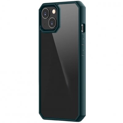 iPhone 13 mini Skal Transparent Polykarbonat - Mörk Cyan