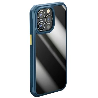 iPhone 13 Pro Skal Anti-drop Airbag - Blå / Gul