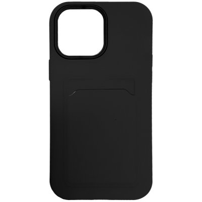 iPhone 13 Pro Skyddande Skal med Kortficka - Svart