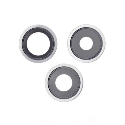 iPhone 13 Pro/13 Pro Max Kameralins med Ram - Silver