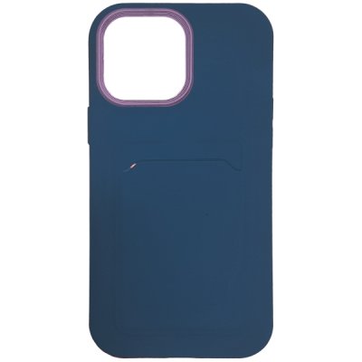 iPhone 13 Pro Max Skal med Kortficka - Blå / Lila