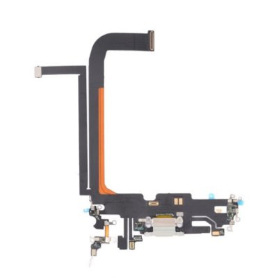 iPhone 13 Pro Max Laddkontakt med Flexkabel OEM - Vit