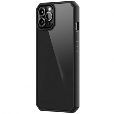 iPhone 13 Pro Max Skal Transparent Polykarbonat - Svart