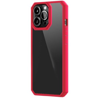iPhone 13 Pro Skal Transparent Polykarbonat - Rosa