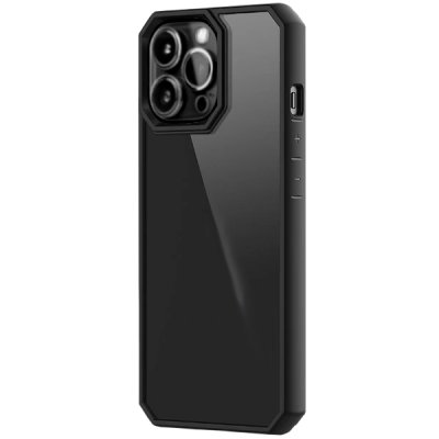 iPhone 13 Pro Skal Transparent Polykarbonat - Svart