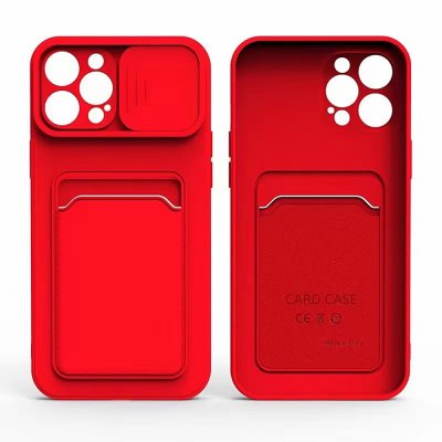 iPhone 13 Pro Skal TPU med Skydd & Hål för Kamera - Röd - Outlet